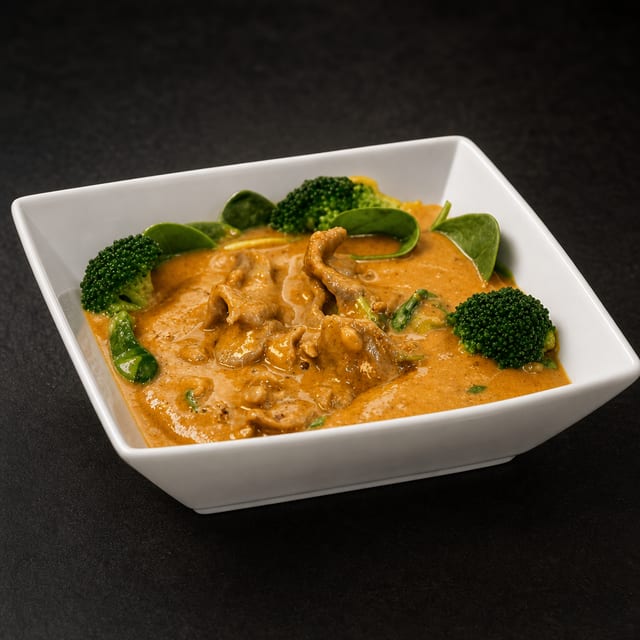 Prah Raam (Peanut Sauce).