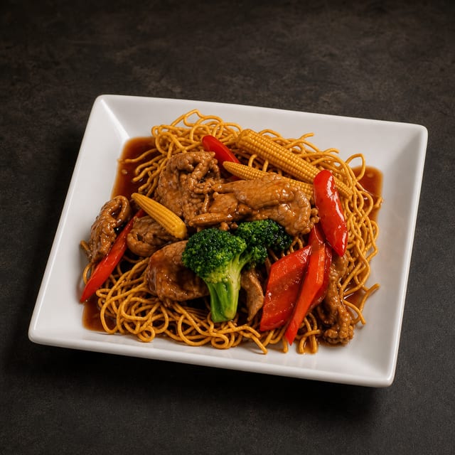 Mee Gkopt (Crispy Noodles).