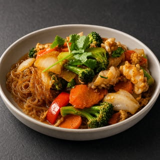 Phad Woon Sen (Glass Noodles)