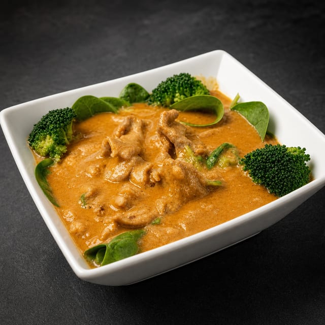 Prah Raam (Peanut Sauce).
